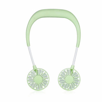 Neck Fan Adjustment Fan Hands-free Hanging Rechargeable Mini Sports Fans 3 Gears Wearable Sport Fan