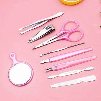 8 PIECES APPLE MANICURE KIT
