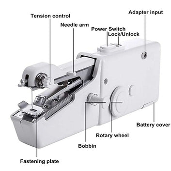 Mini Portable Handy Sewing Machine Handheld Sewing Machine